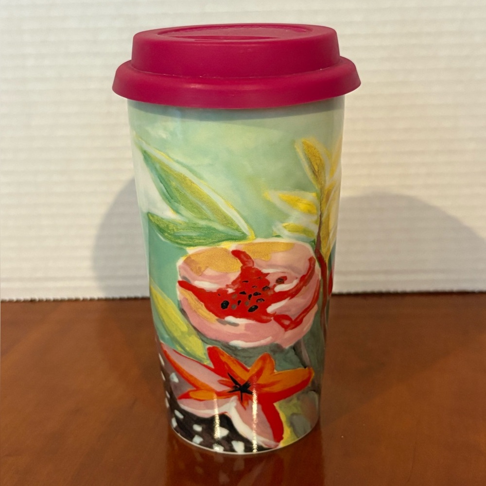 Starbucks Collectible Floral Tumbler - Picture 3 of 5